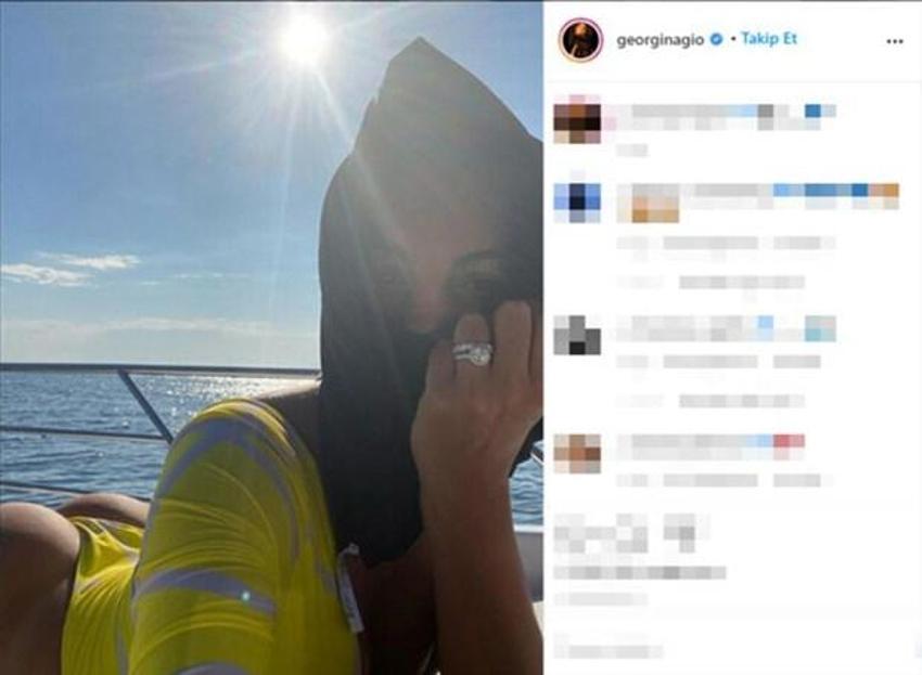 Cristiano Ronaldo'nun sevgilisi Georgina Rodriguez'den dikkat çeken paylaşım!