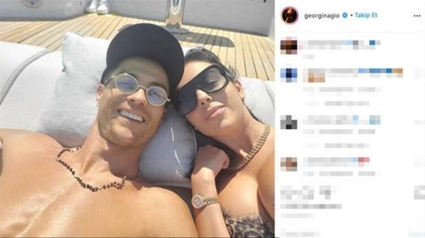 Cristiano Ronaldo'nun sevgilisi Georgina Rodriguez'den dikkat çeken paylaşım!
