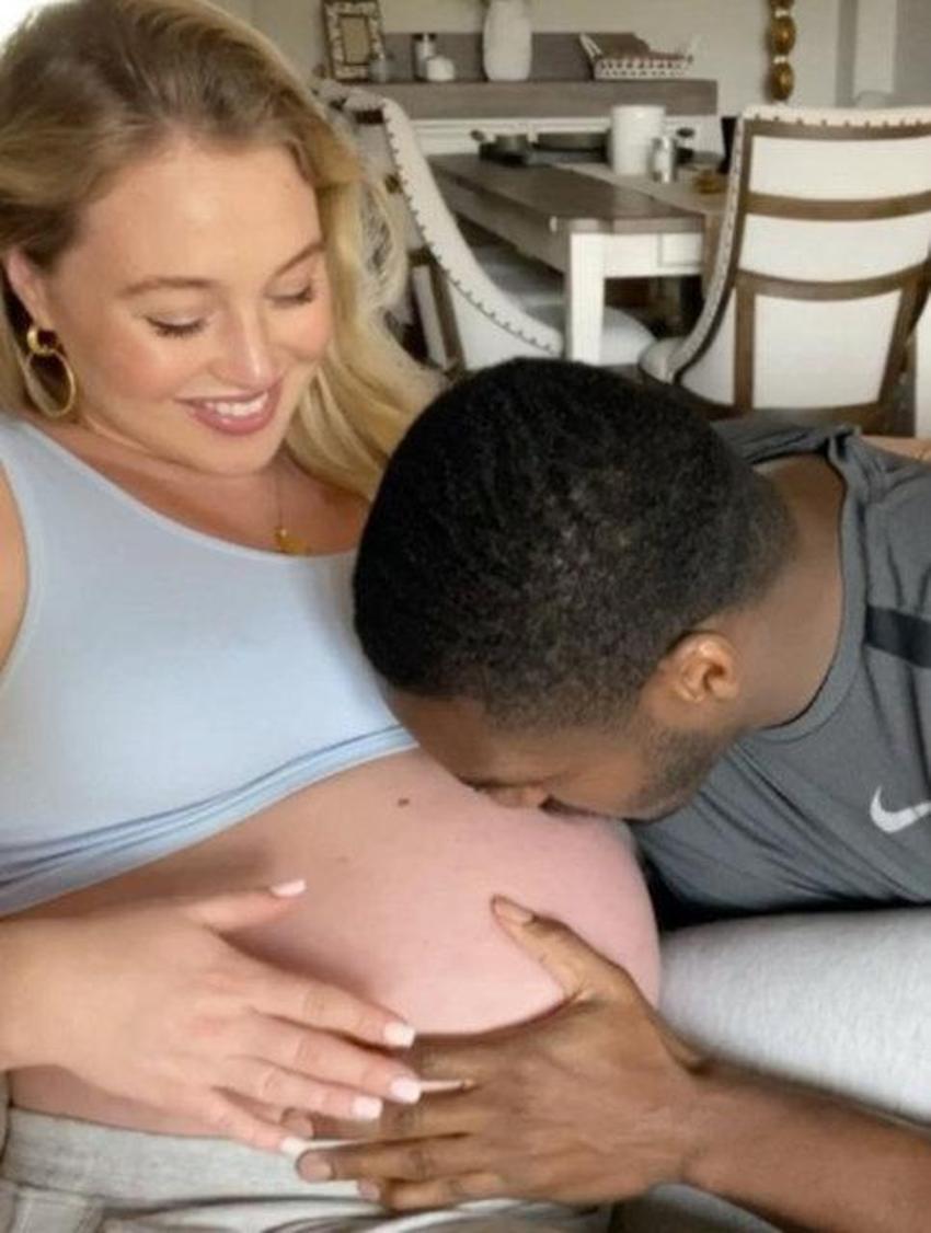 Iskra Lawrence suda doğum yaptığı anları paylaştı!