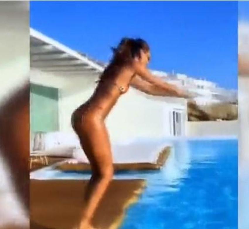 Izabel Goulart tatilin tadını çıkartıyor!