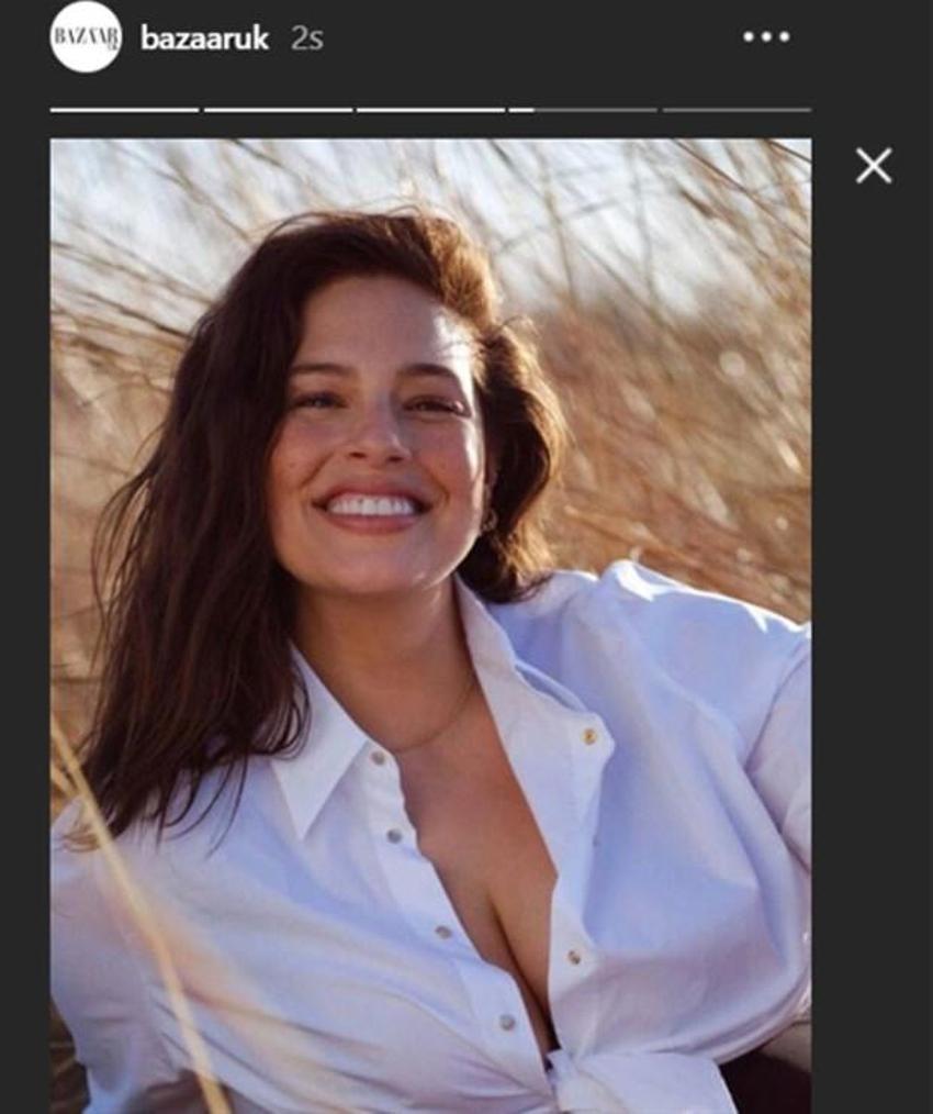 Ashley Graham anne olduktan sonra ilk kez kamera karşısına geçti!