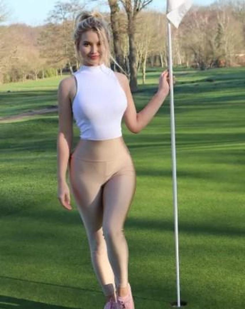 Britanyalı ünlü golfçü Lucy Robson'dan ilginç paylaşım