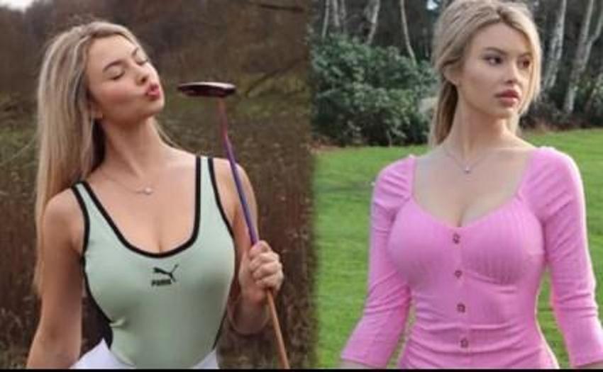 Britanyalı ünlü golfçü Lucy Robson'dan ilginç paylaşım