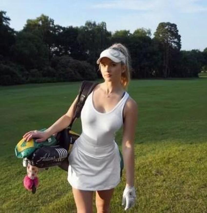 Britanyalı ünlü golfçü Lucy Robson'dan ilginç paylaşım