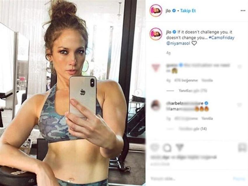 JLO korkuttu! Fotoğraftaki detay...