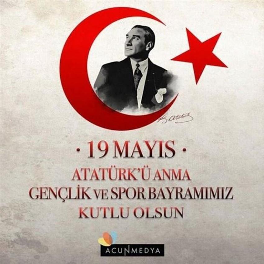 Ünlü isimlerden 19 Mayıs mesajları...