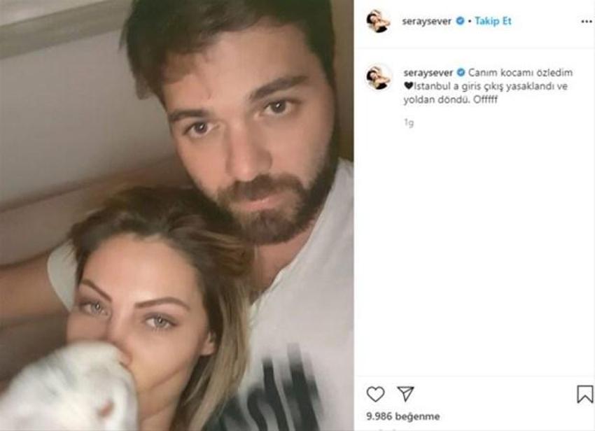 Ünlü sunucu Seray Sever ile eşi Eray Sünbül'ün olay yaratan pozu!