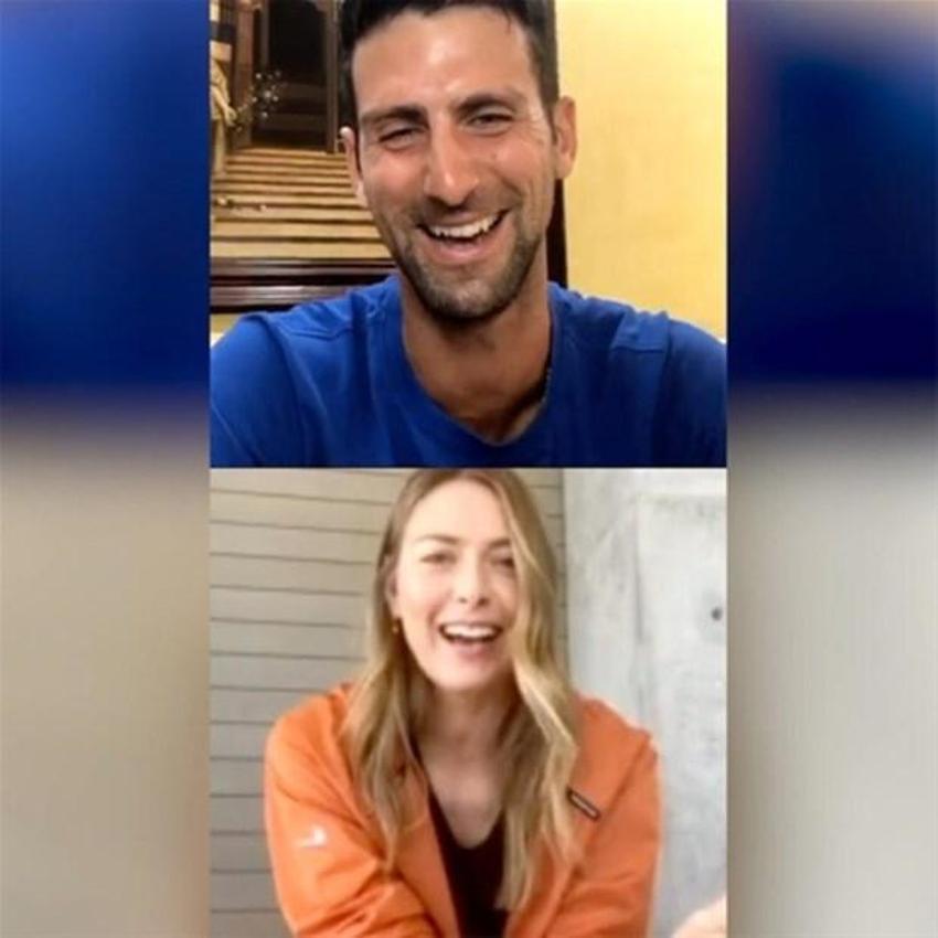 Sharapova, Djokovic ile geçirdiği akşamı anlattı