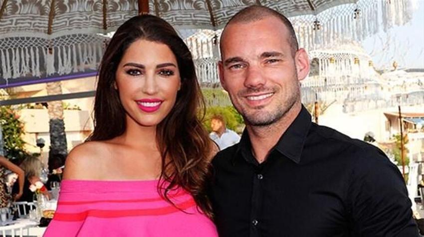 Yolanthe Cabau'dan Sneijder'e kırmızı kart!