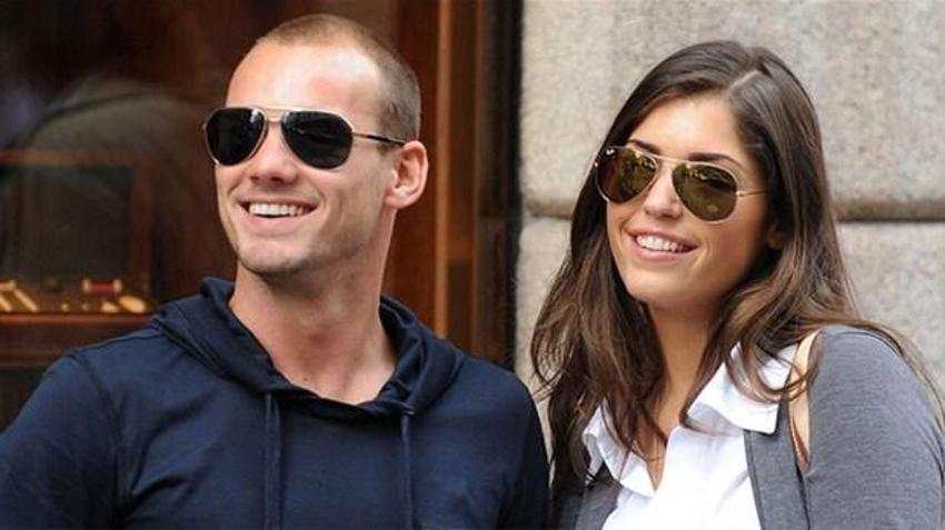 Yolanthe Cabau'dan Sneijder'e kırmızı kart!