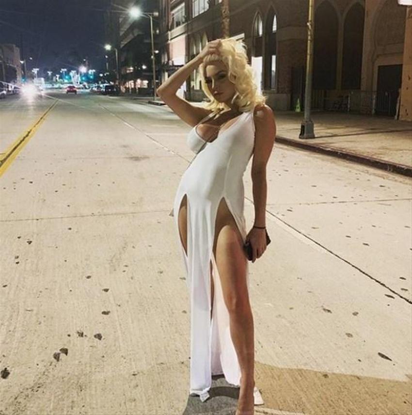 Courtney Stodden karantinayı böyle deldi!