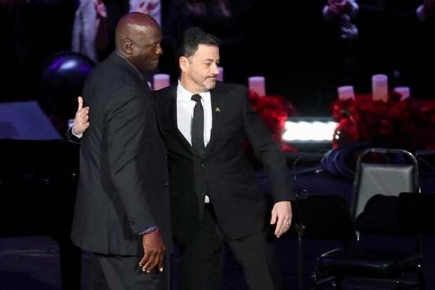 Kobe Bryant'ın anma töreni | Michael Jordan gözyaşlarını tutamadı!