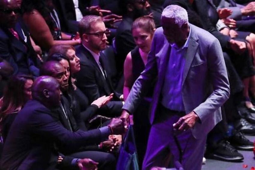 Kobe Bryant'ın anma töreni | Michael Jordan gözyaşlarını tutamadı!