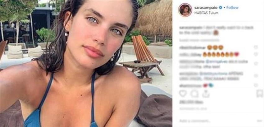 Sara Sampaio güzellik sırlarını anlattı!