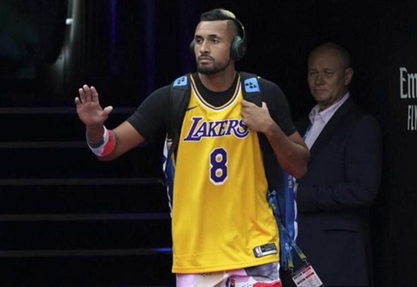 Nick Kyrgios, Nadal karşısına Kobe Bryant formasıyla çıktı!