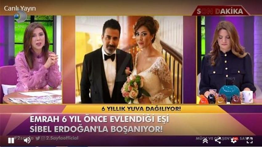 Emrah ve Sibel Erdoğan boşanıyor