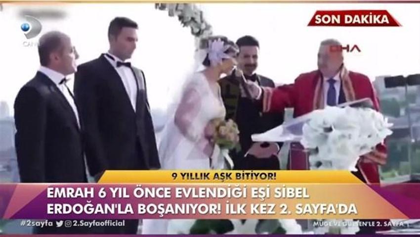 Emrah ve Sibel Erdoğan boşanıyor