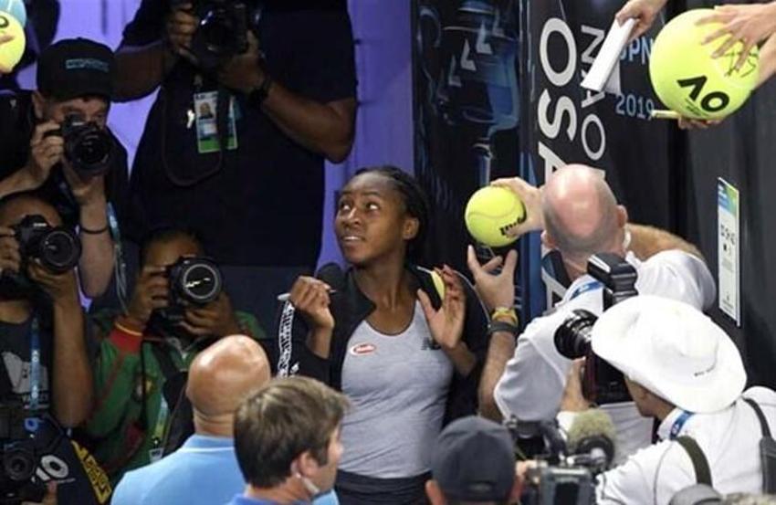 Avustralya Açık'ta Venus Williams'ı eleyen Coco Gauff 2. turda