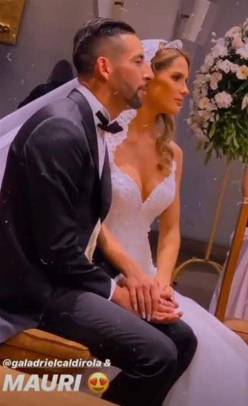 Mauricio Isla, çocuğunun annesi Gala Caldirola ile evlendi