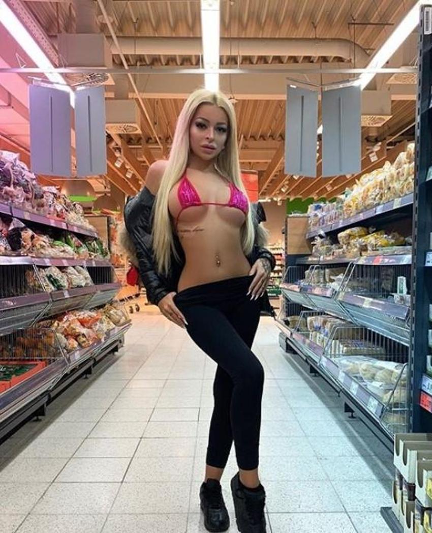 Katja Krasavice'den Philippe Coutinho'ya davet: Bana başka nerelerde gol atabileceğini göster!