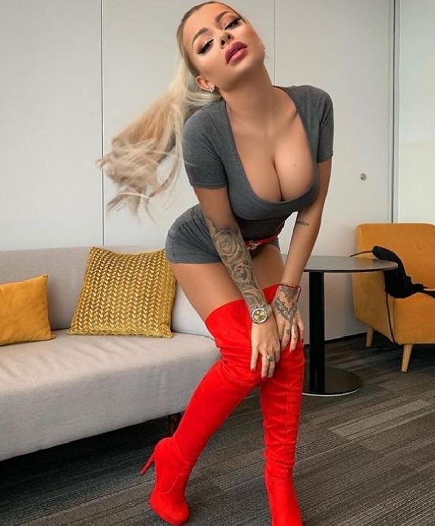 Katja Krasavice'den Philippe Coutinho'ya davet: Bana başka nerelerde gol atabileceğini göster!