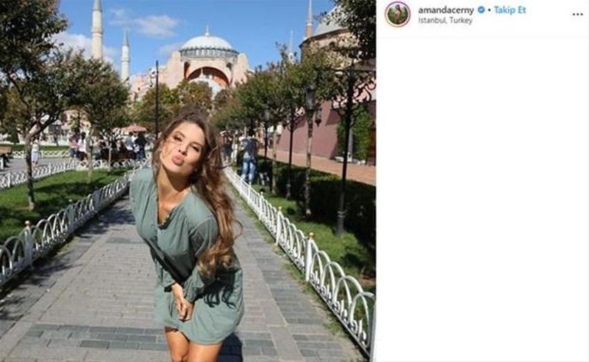 Amanda Cerny’den Türkiye paylaşımı