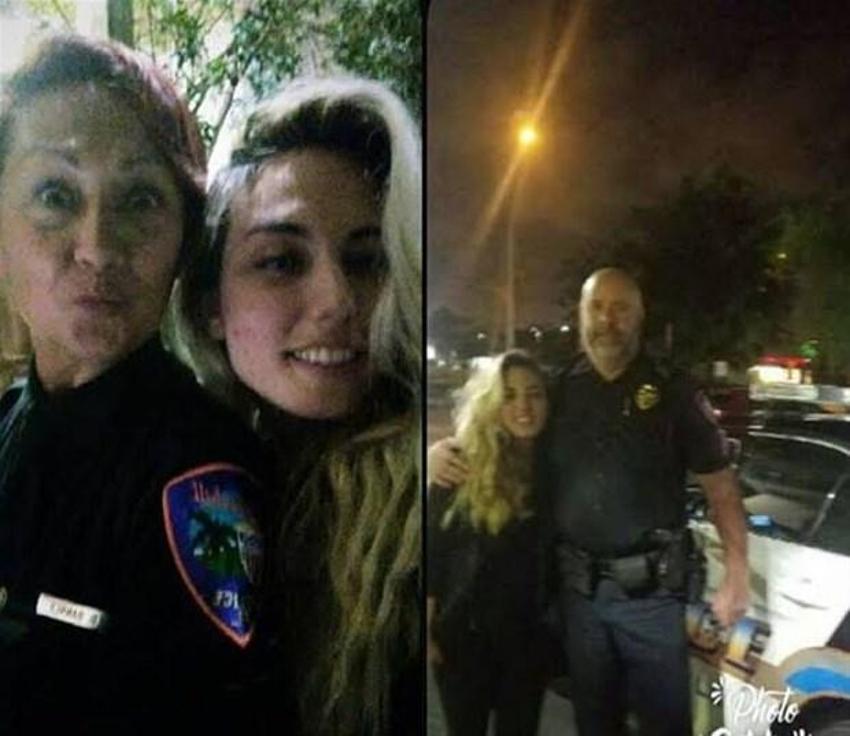 Ahu Tuğba’nın kızı Anjelik Calvin, ABD’de polis oldu