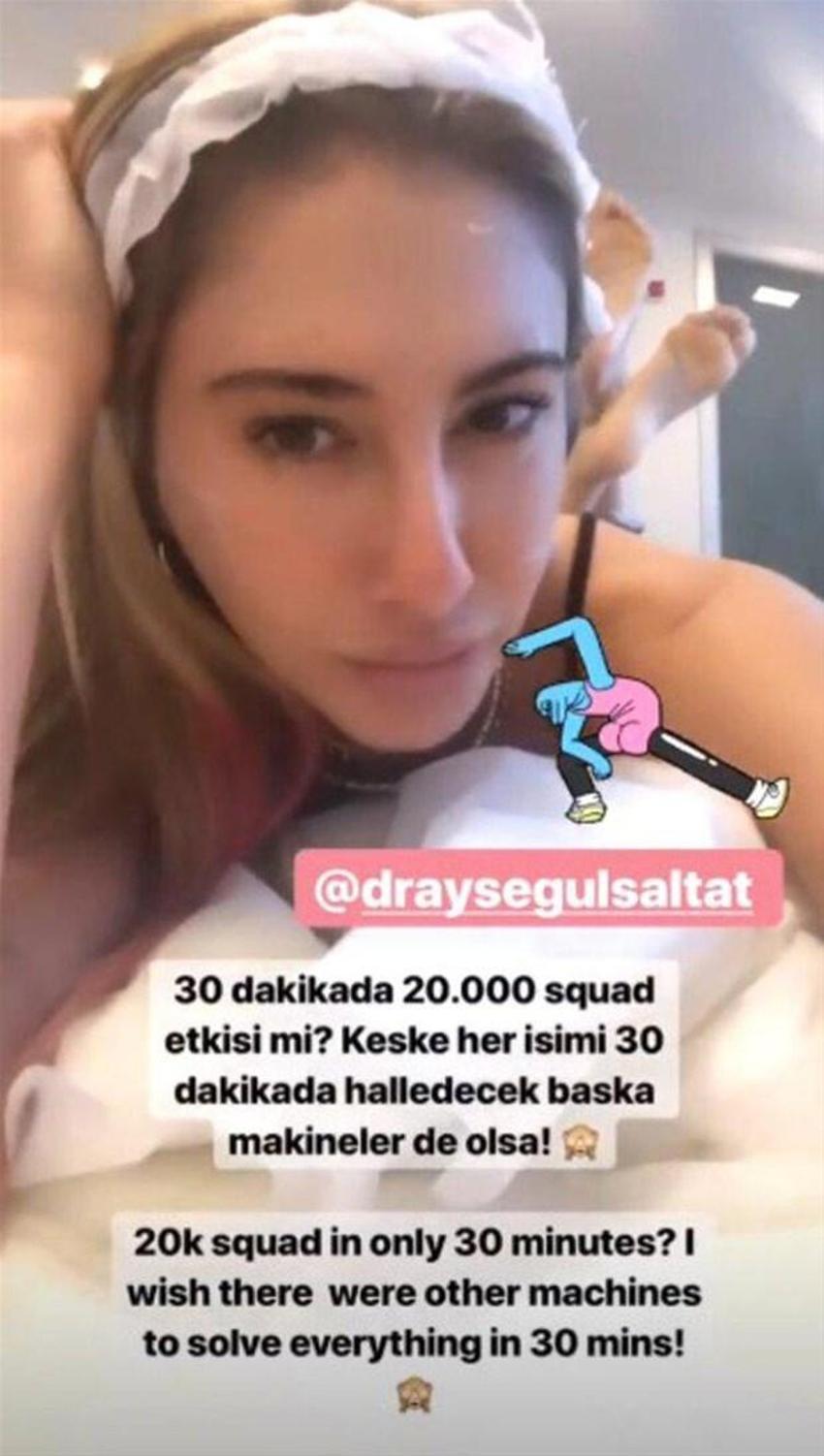 "Bunun bir tık ötesi yüz nakli..."