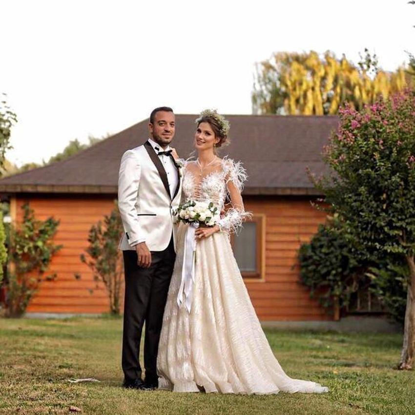 Model Gizem Kayalı ile Murat Binici evlendi