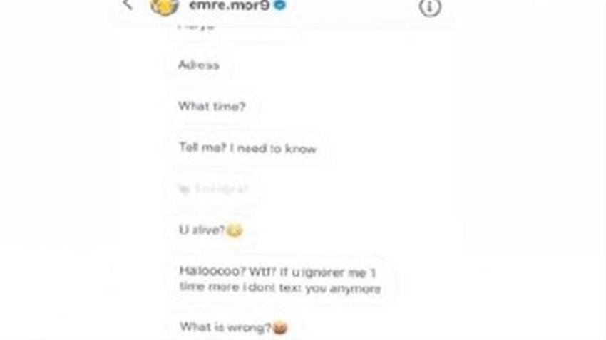 Emre Mor, Yağmur Taktaş'tan kırmızı kart yedi