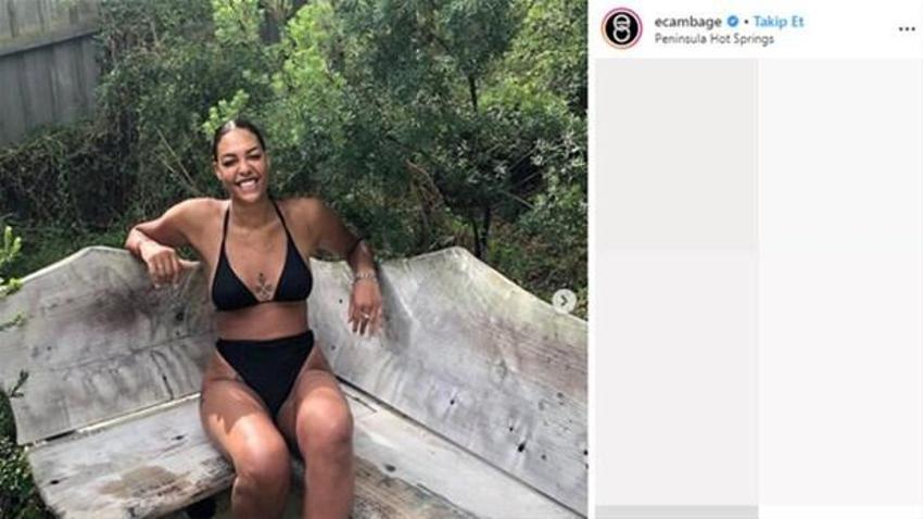 WNBA'nın yıldızı Liz Cambage'den cesur pozlar