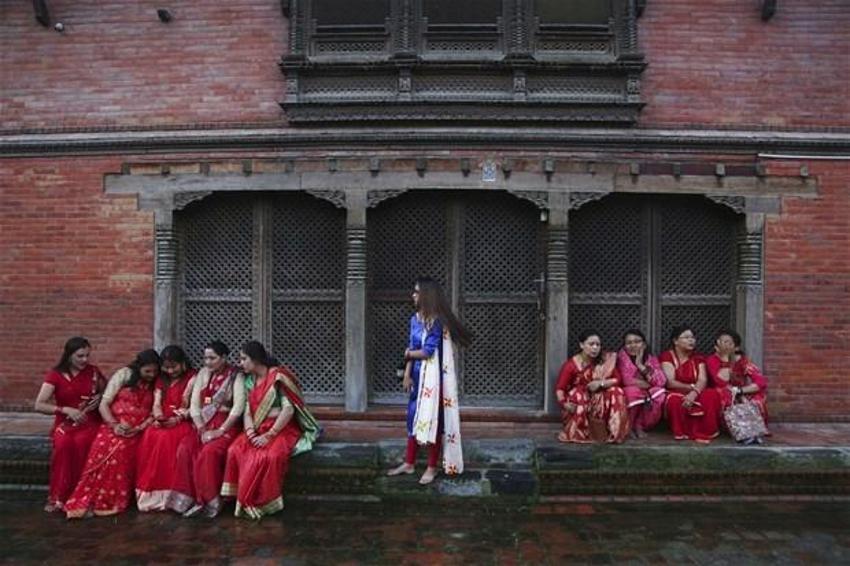 Katmandu'da renkli görüntüler