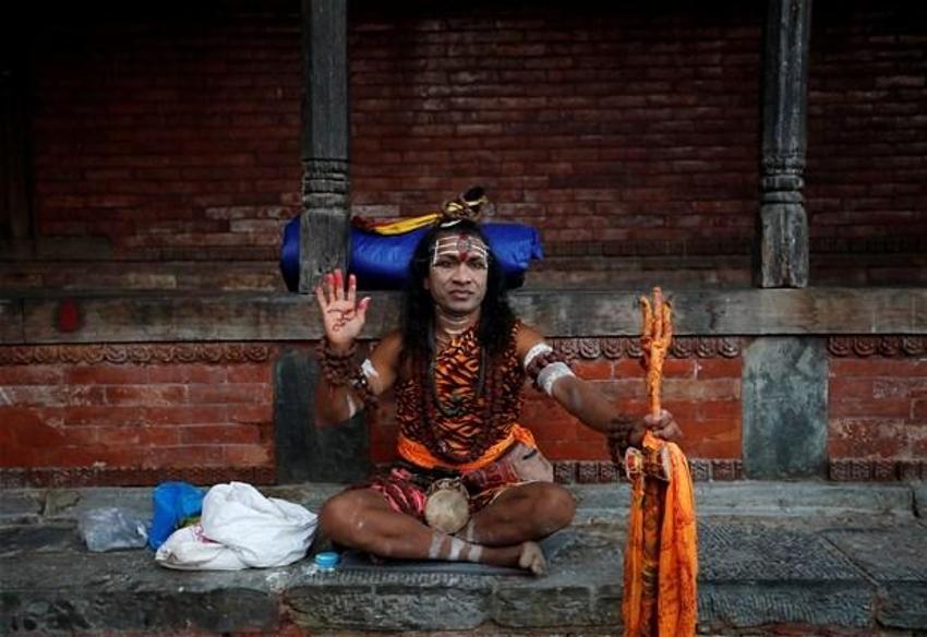 Katmandu'da renkli görüntüler