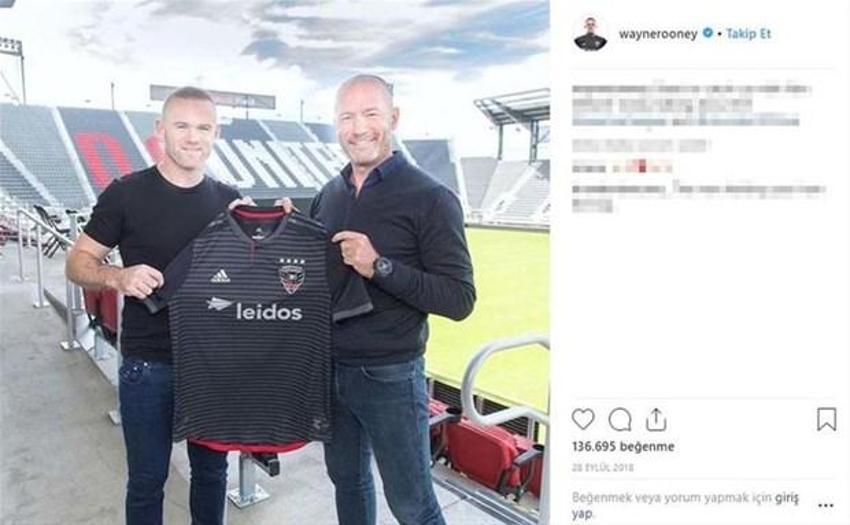 Wayne Rooney şimdi yandı