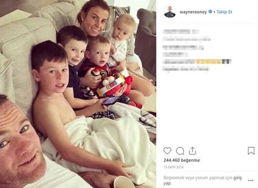 Wayne Rooney şimdi yandı