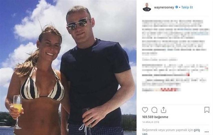 Wayne Rooney şimdi yandı