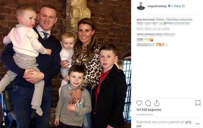 Wayne Rooney şimdi yandı