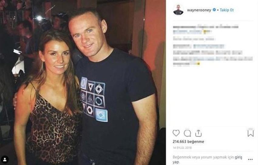Wayne Rooney şimdi yandı