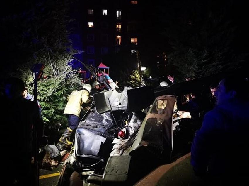 İstanbul Çekmeköy'de askeri helikopter düştü! 4 askerimiz şehit oldu
