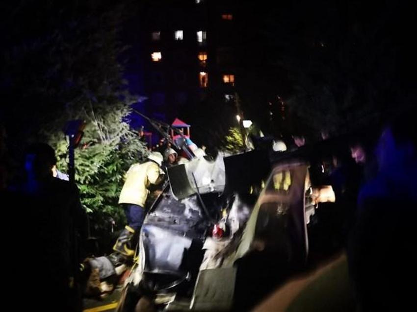 İstanbul Çekmeköy'de askeri helikopter düştü! 4 askerimiz şehit oldu
