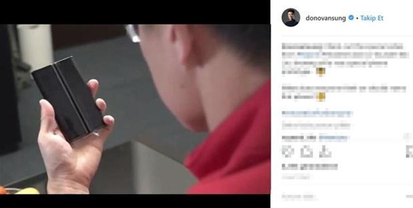 İşte katlanabilir telefon