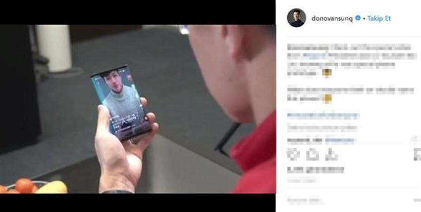 İşte katlanabilir telefon