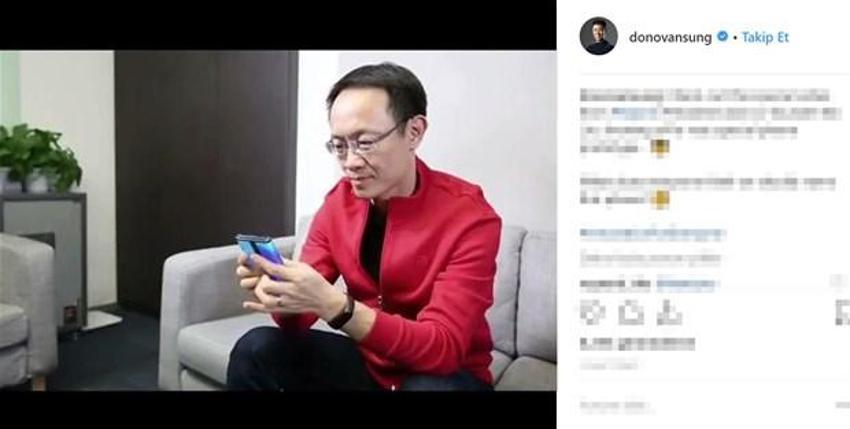İşte katlanabilir telefon