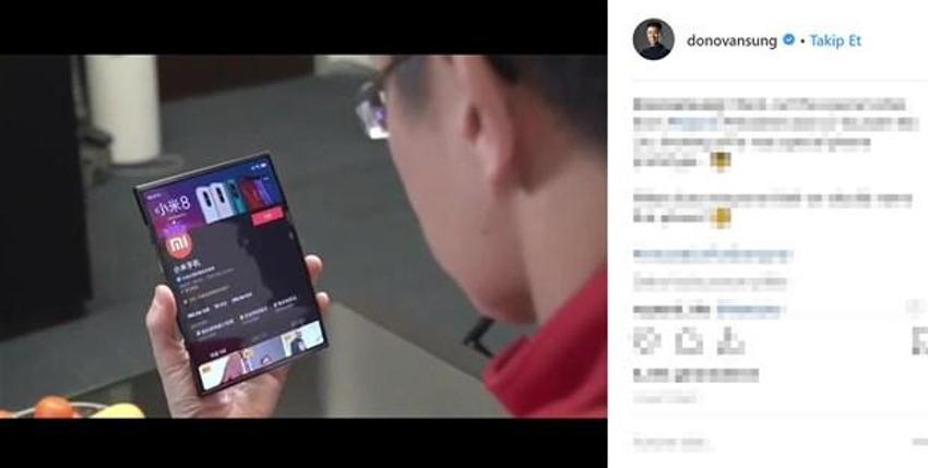 İşte katlanabilir telefon