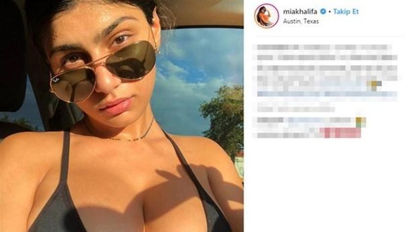 Mia Khalifa'nın formalı paylaşımı olay oldu