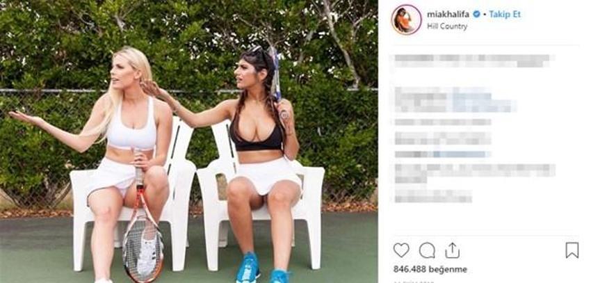 Mia Khalifa'nın formalı paylaşımı olay oldu