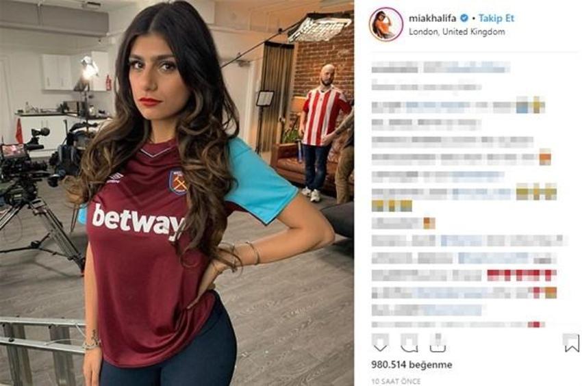 Mia Khalifa'nın formalı paylaşımı olay oldu