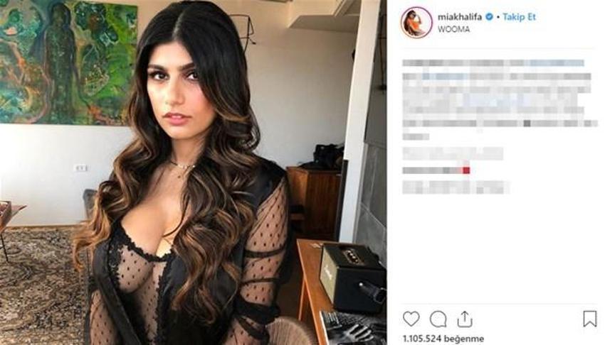 Mia Khalifa'nın formalı paylaşımı olay oldu