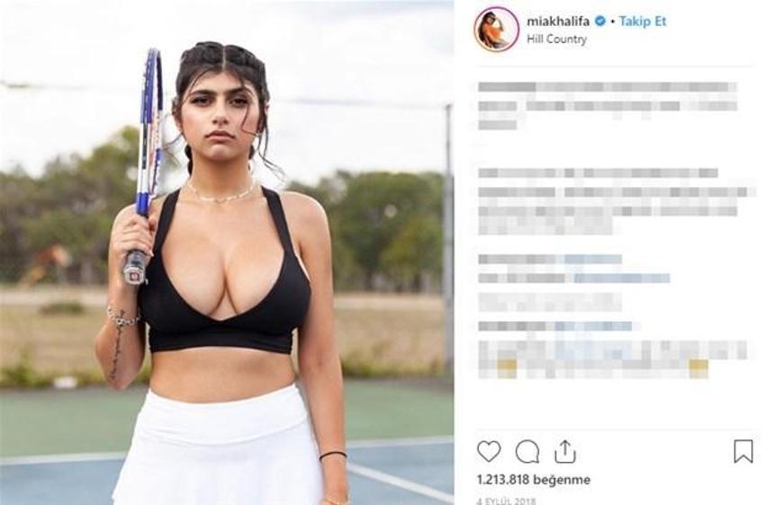 Mia Khalifa'nın formalı paylaşımı olay oldu