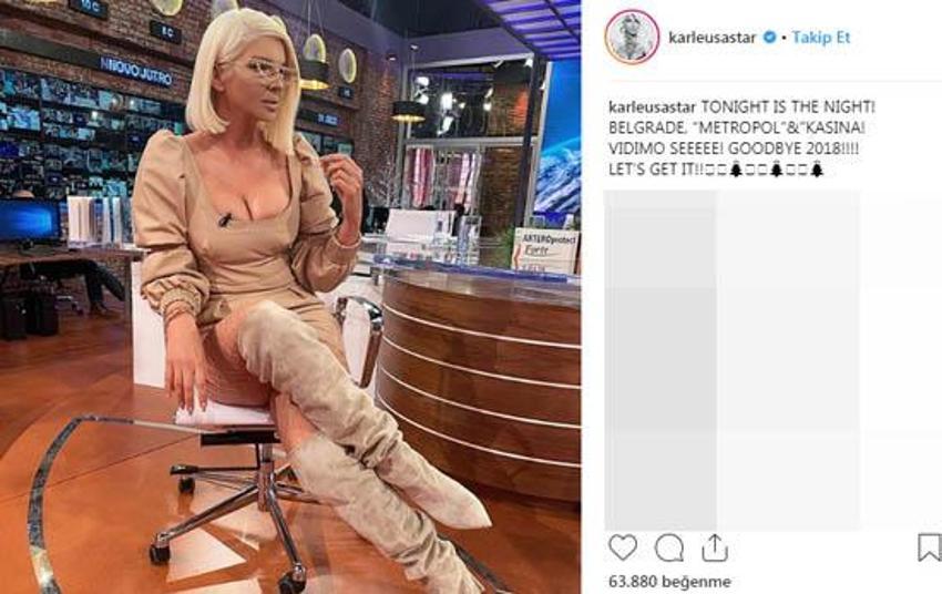 Jelena Karleusa İstanbul'dan paylaştı!